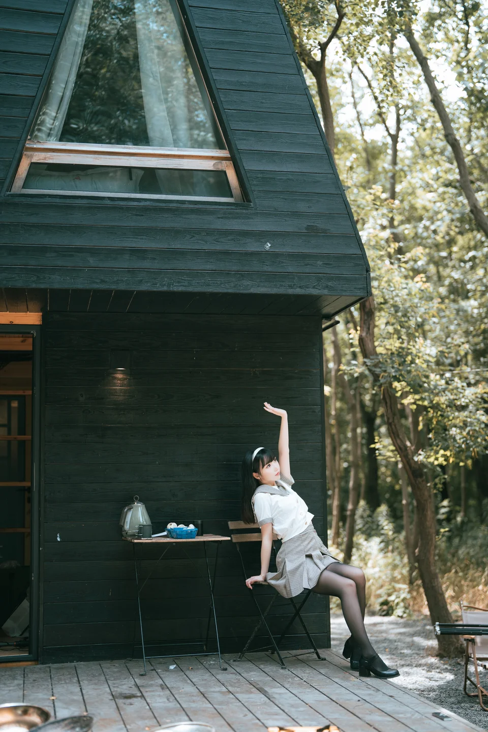 面饼仙儿 - JK黑丝露营 [40P-499MB] tg@simisebaisi 【丝足阁】001.webp